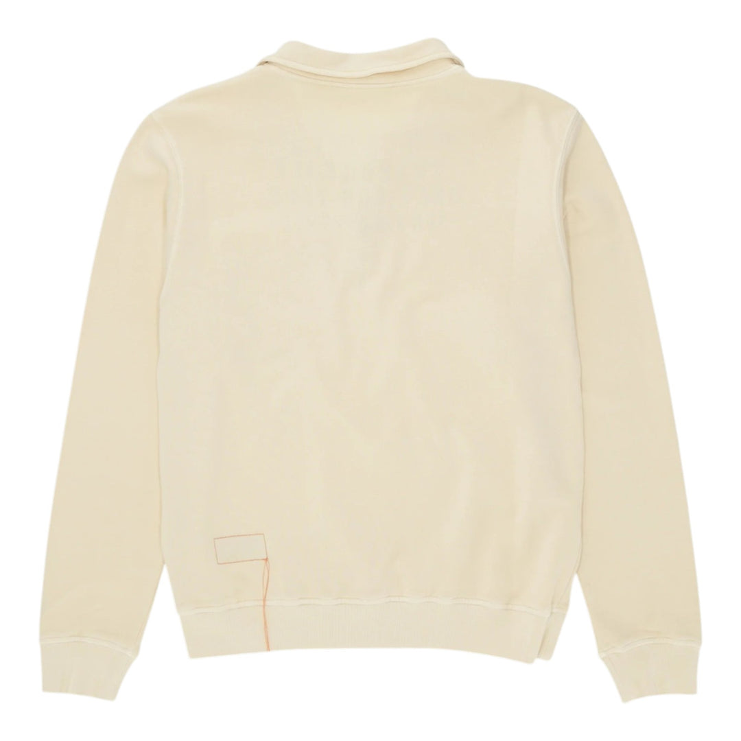 Yale Sweat-shirt en Jersey Brossé avec Col et Zip Corda