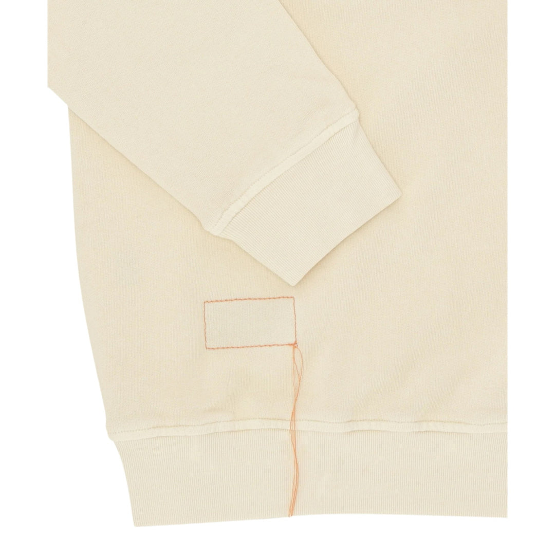 Yale Sweat-shirt en Jersey Brossé avec Col et Zip Corda