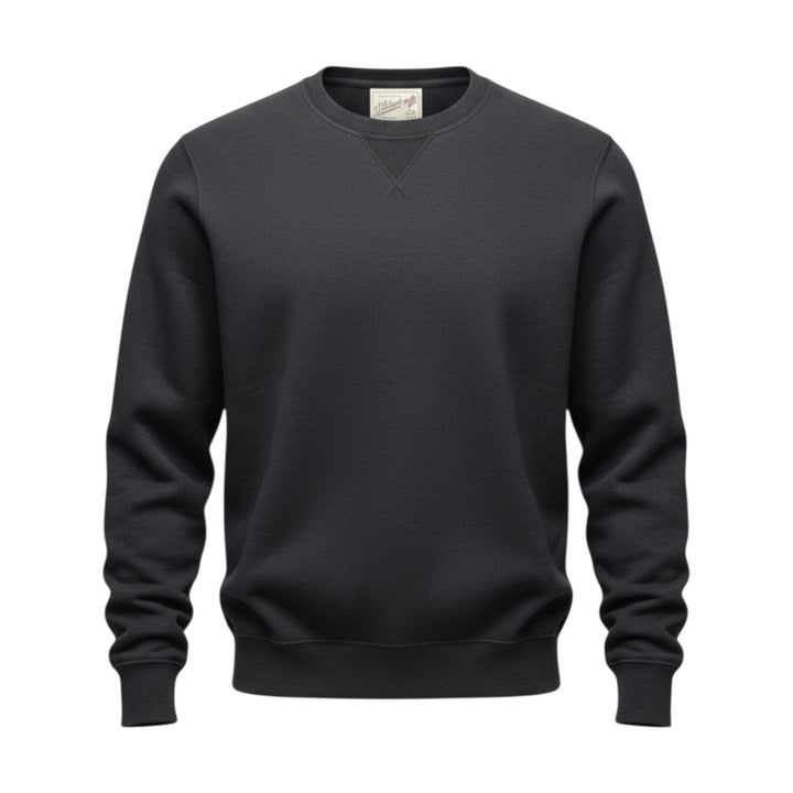 SWEAT À COL ROND EN LAINE VERMONT NOIR