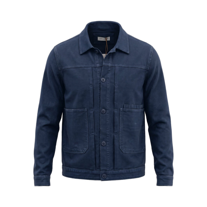 Aiburai OVERSHIRT MARTE FUSTAGNO NAVY Blu - foto 1
