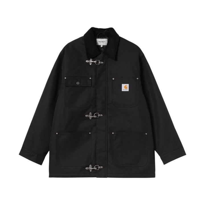 Carhartt Wip Adair Coat Black Veste noire I035969-00EXX Devant