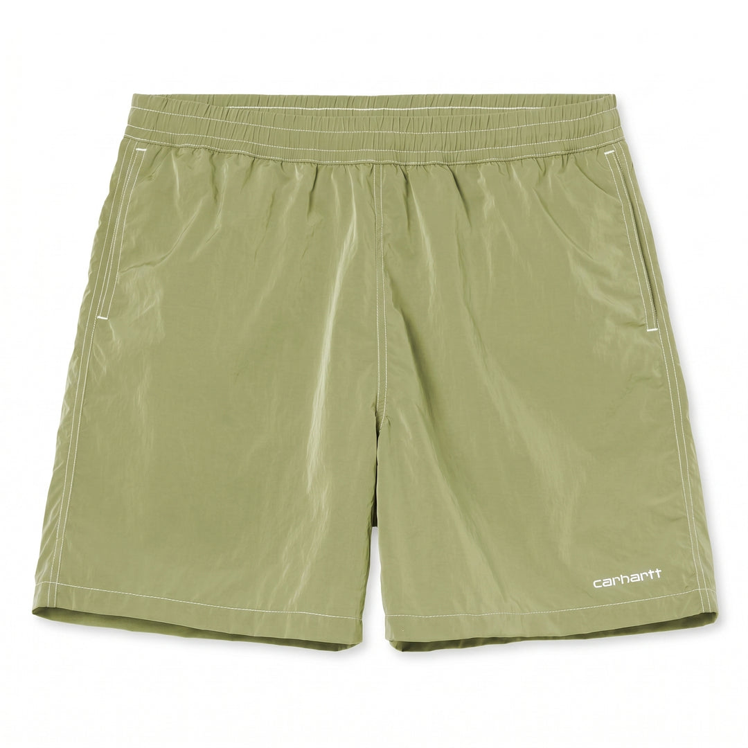 Carhartt Wip Canby Swim Trunks Gentle Green / White Verde - foto 1