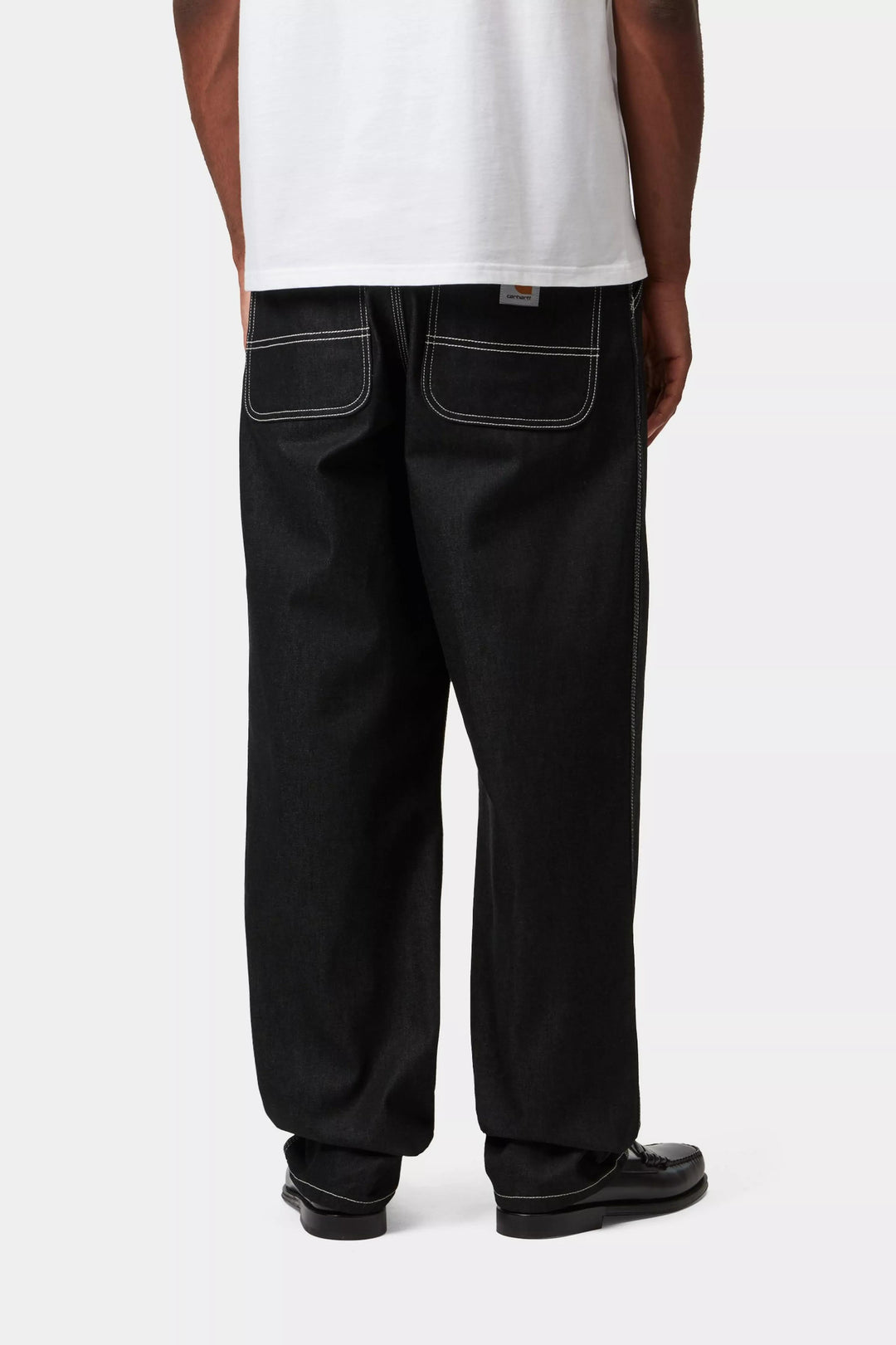 Carhartt Wip Simple Pant Black one wash L32 Nero - foto 4