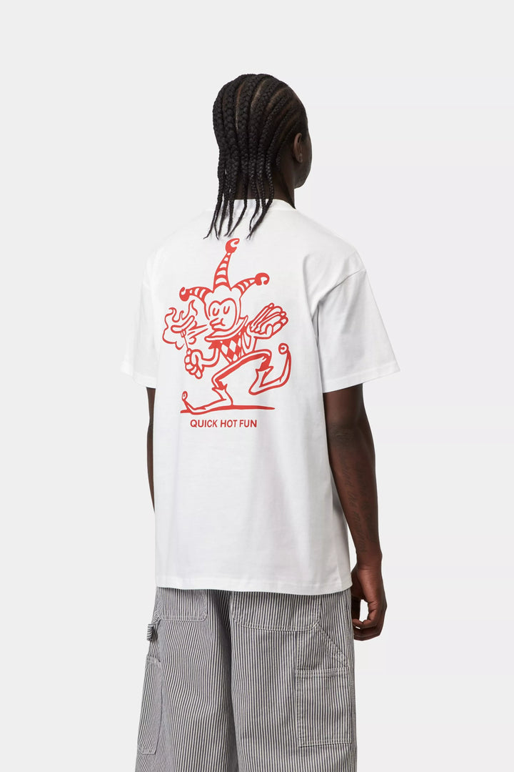 Carhartt Wip S/S Harlequin BBQ T-Shirt White Bianco - foto 3