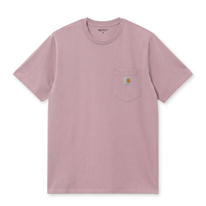 Carhartt Wip S/S POCKET T-SHIRT HORTENSIA Rosa - foto 1