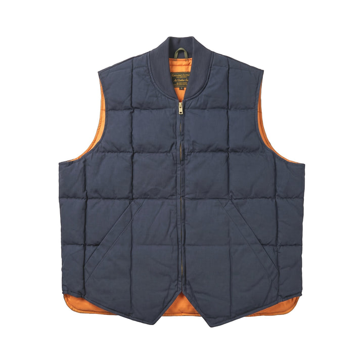 Chesapeake's DOWN VEST SEATTLE HBT WAXED DARK NAVY Blu - foto 1