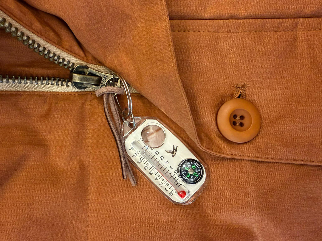 Chesapeake's EXPEDITION DOWN PARKA HBT WAXED DARK ORANGE Arancione - foto 1