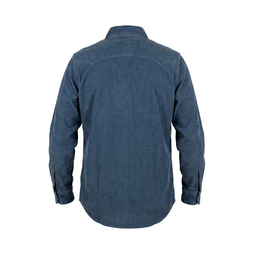 Chesapeake's WESTERN VELVET SHIRT FLAGSTAFF MASSAUA Blu - foto 2