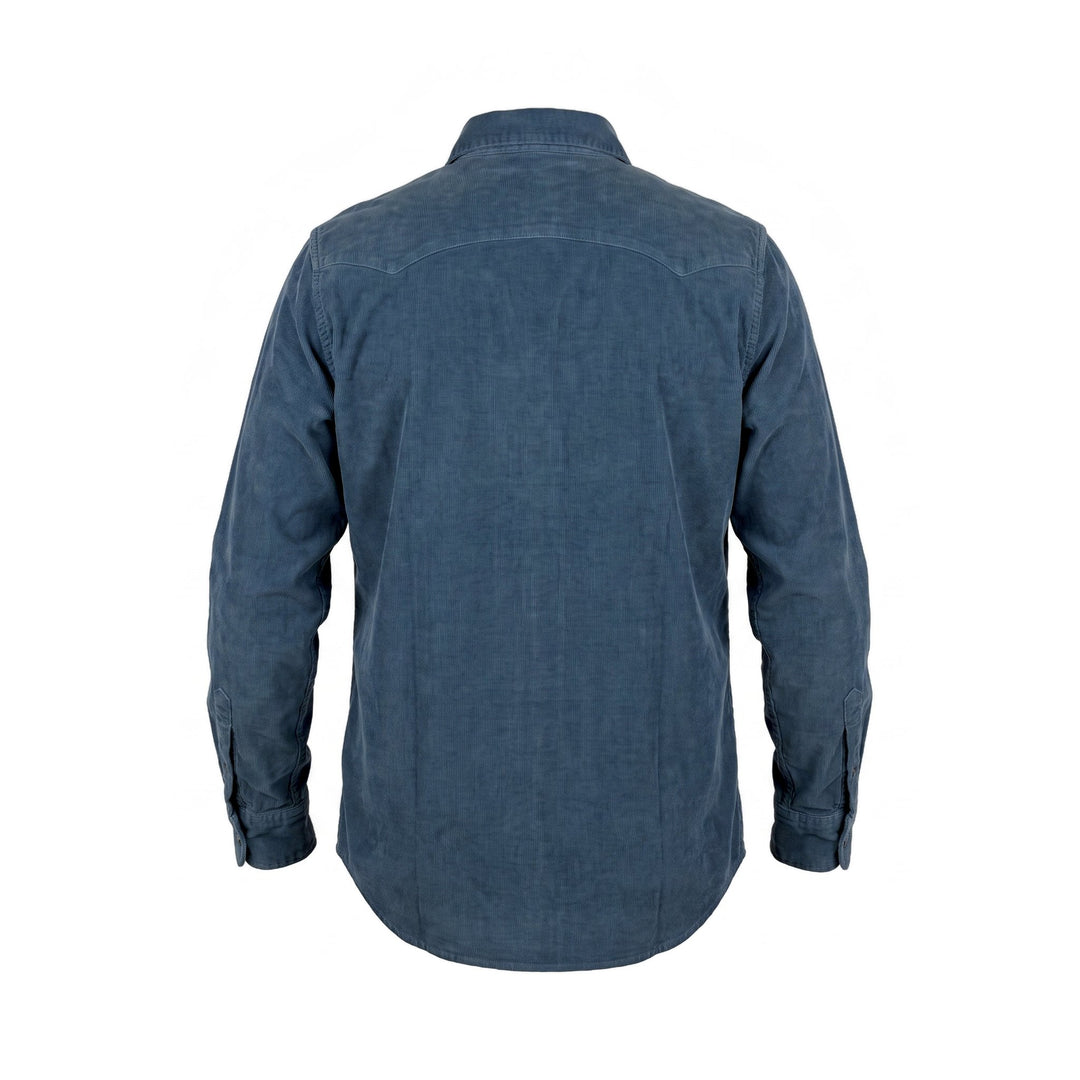 Chesapeake's WESTERN VELVET SHIRT FLAGSTAFF MASSAUA Blu - foto 2