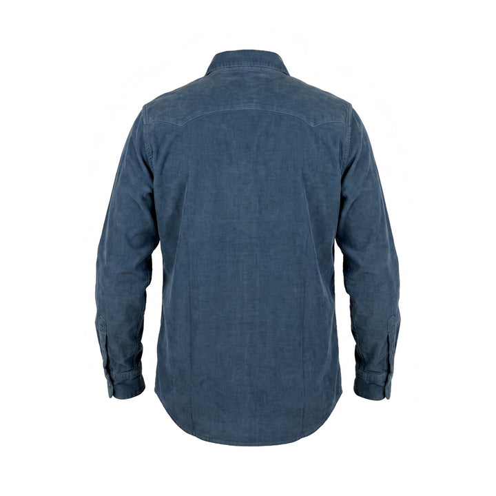 Chesapeake's WESTERN VELVET SHIRT FLAGSTAFF MASSAUA Blu - foto 2