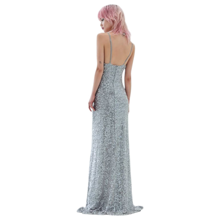 ROBE LONGUE ROSE GLACÉE