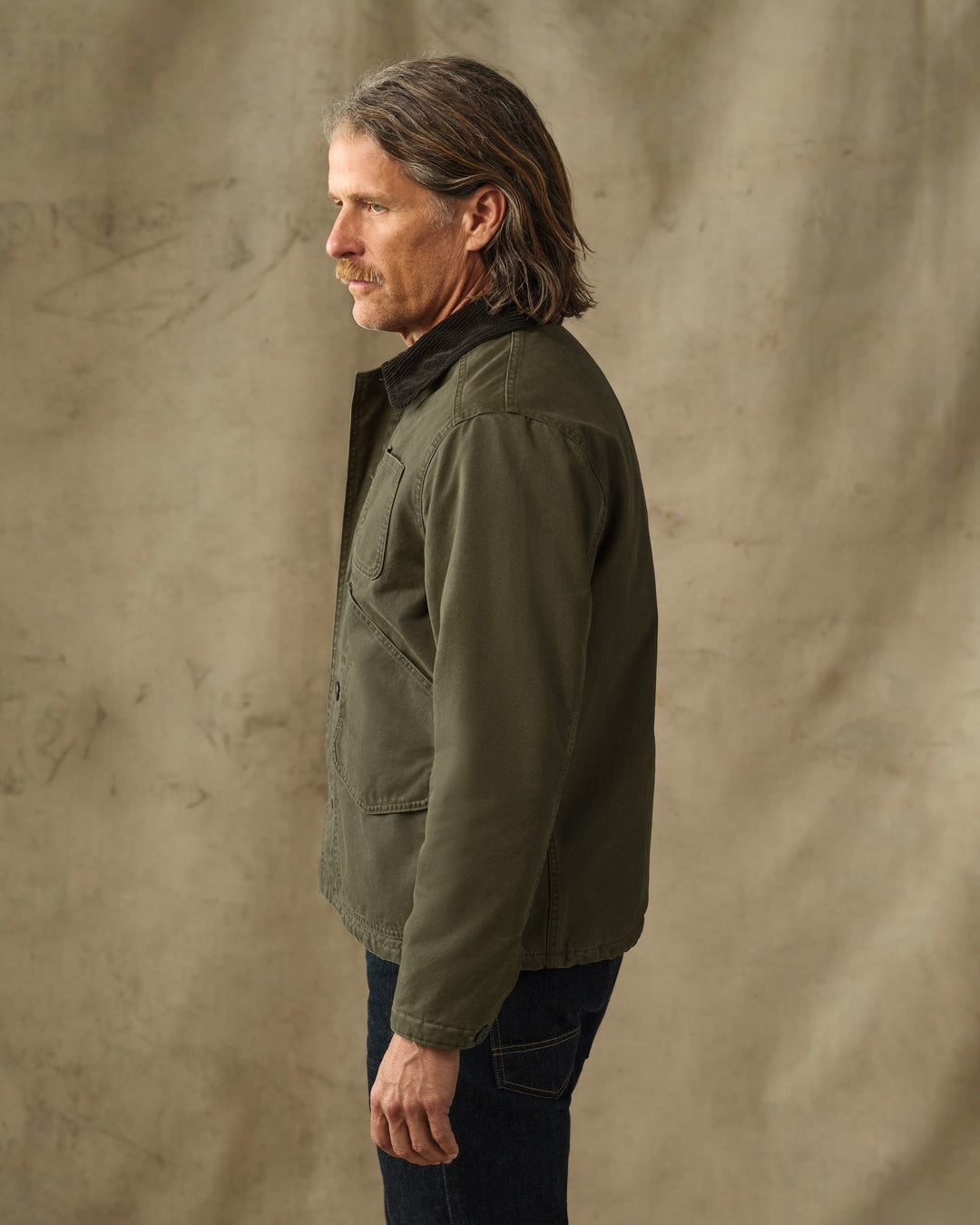 Filson Insulated Canvas Outfitter Jacket Dark Olive Verde - foto 4