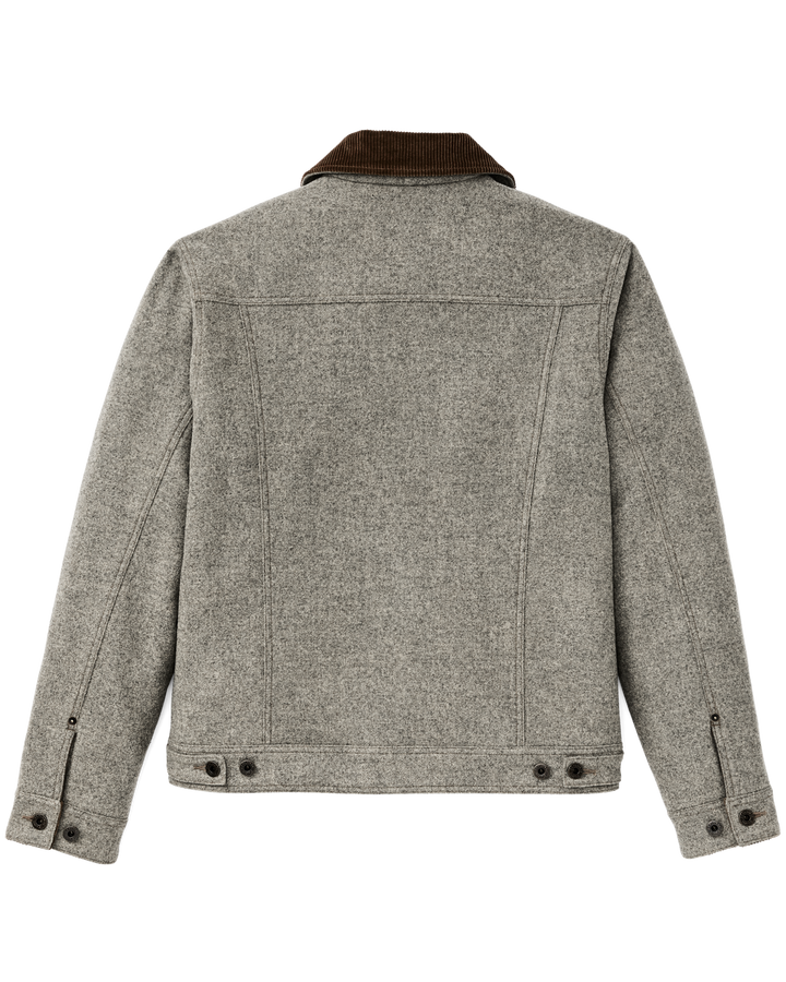 Filson Spokane Insulated Short Cruiser Jacket Vintage Heather Gray Grigio - foto 6