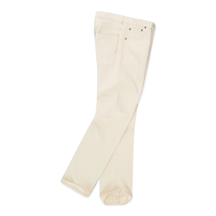 Fortela 965 John Japan Denim Cimosato 5 Tasche Regular Fit Ecrù - L33'' Beige - foto 3