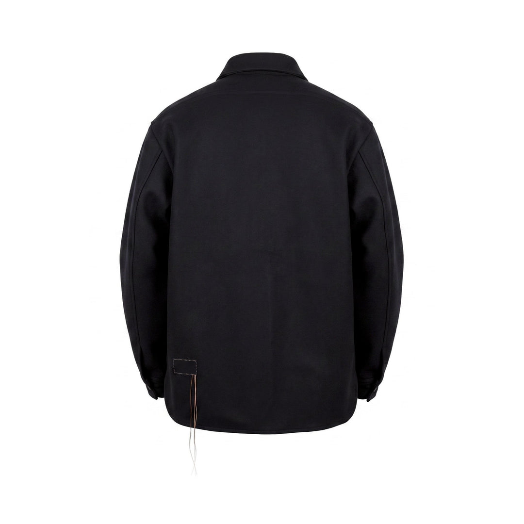 Fortela RINGO OVERSHIRT IN LANA BLUE Blu - foto 2