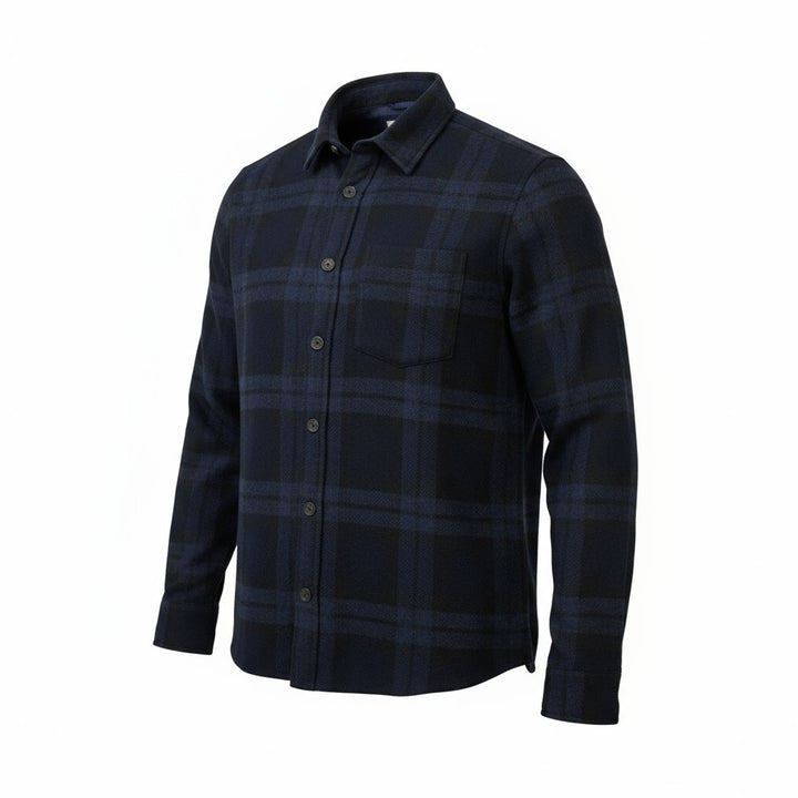 CHEMISE REMBOURRÉE POUR HOMME BLEUE