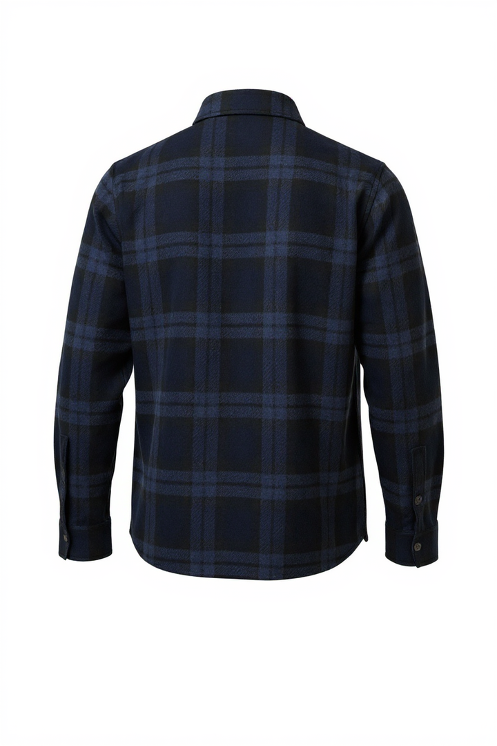 CHEMISE REMBOURRÉE POUR HOMME BLEUE