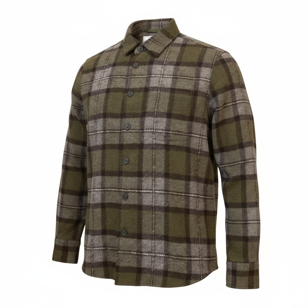 CHEMISE REMBOURRÉE POUR HOMME VERTE