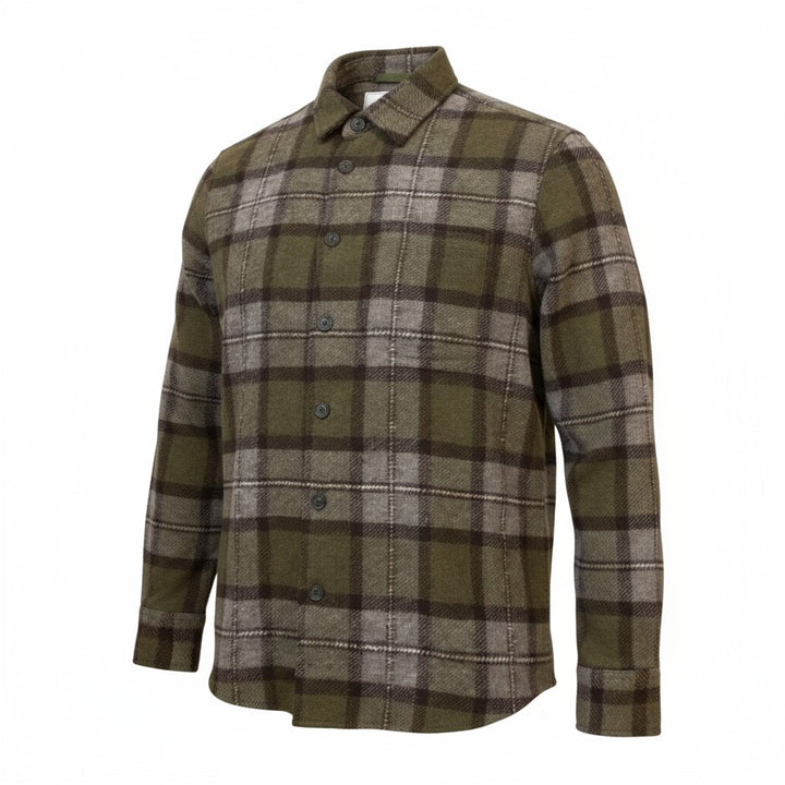 CHEMISE REMBOURRÉE POUR HOMME VERTE