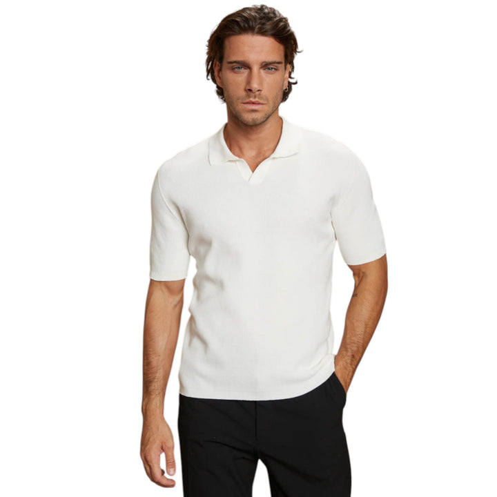 PULL À COL DERBY HOMME RASÉ OFF WHITE