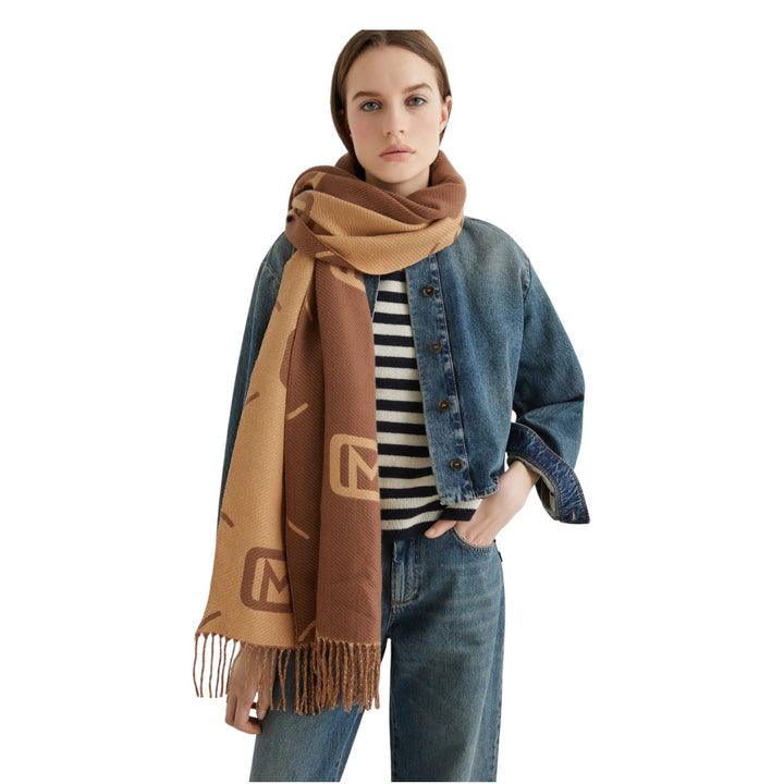 Étole-foulard-cape AGEVOLE CAMMELLO