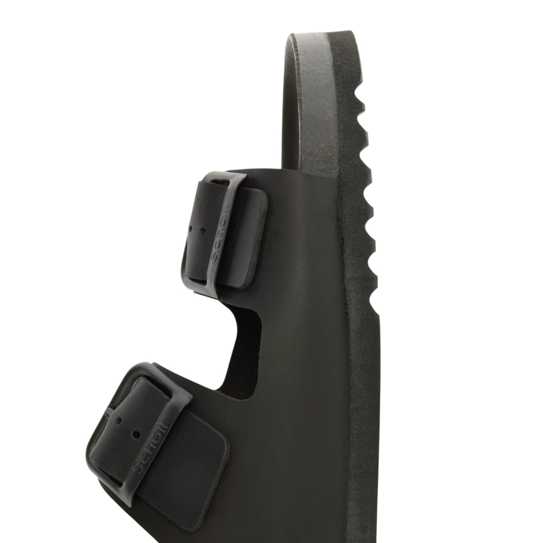 SANDALES JULIEN EN CUIR GRAS NOIR