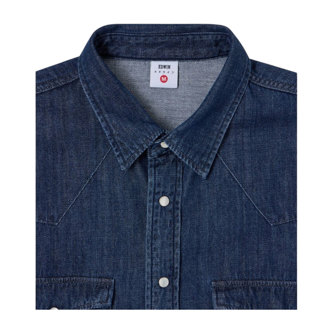 CHEMISE WESTERN LS DARK USED