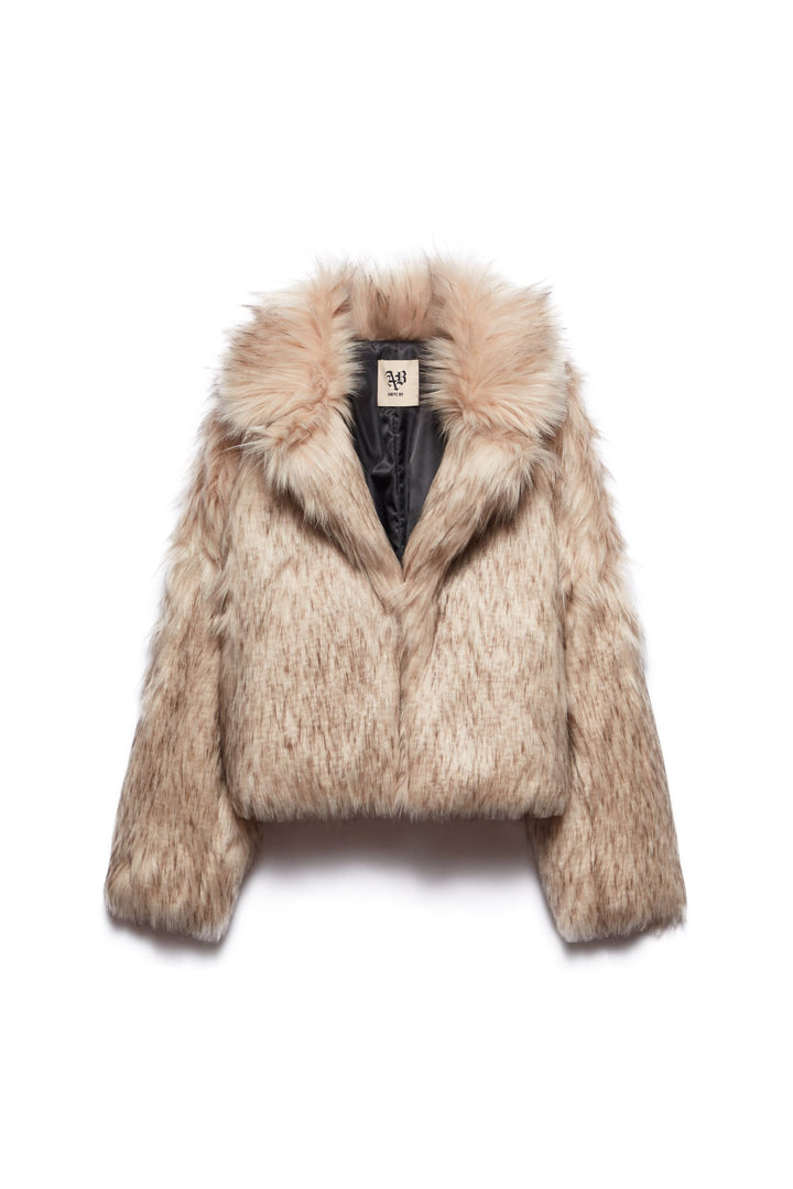 Fausse fourrure blanche Seraphine