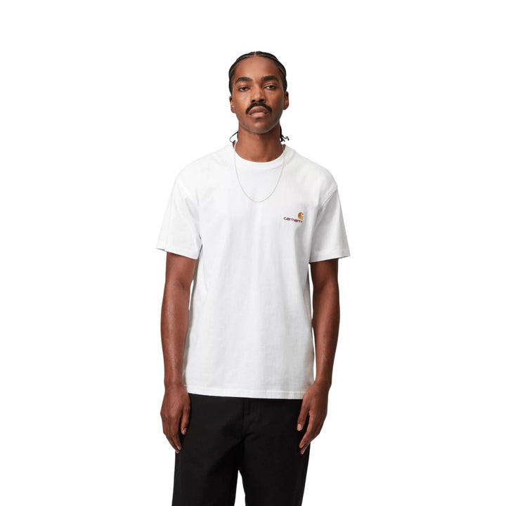 T-shirt S/S American Script blanc