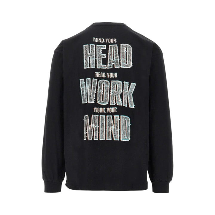 L/S Mind Your Head T-shirt noir