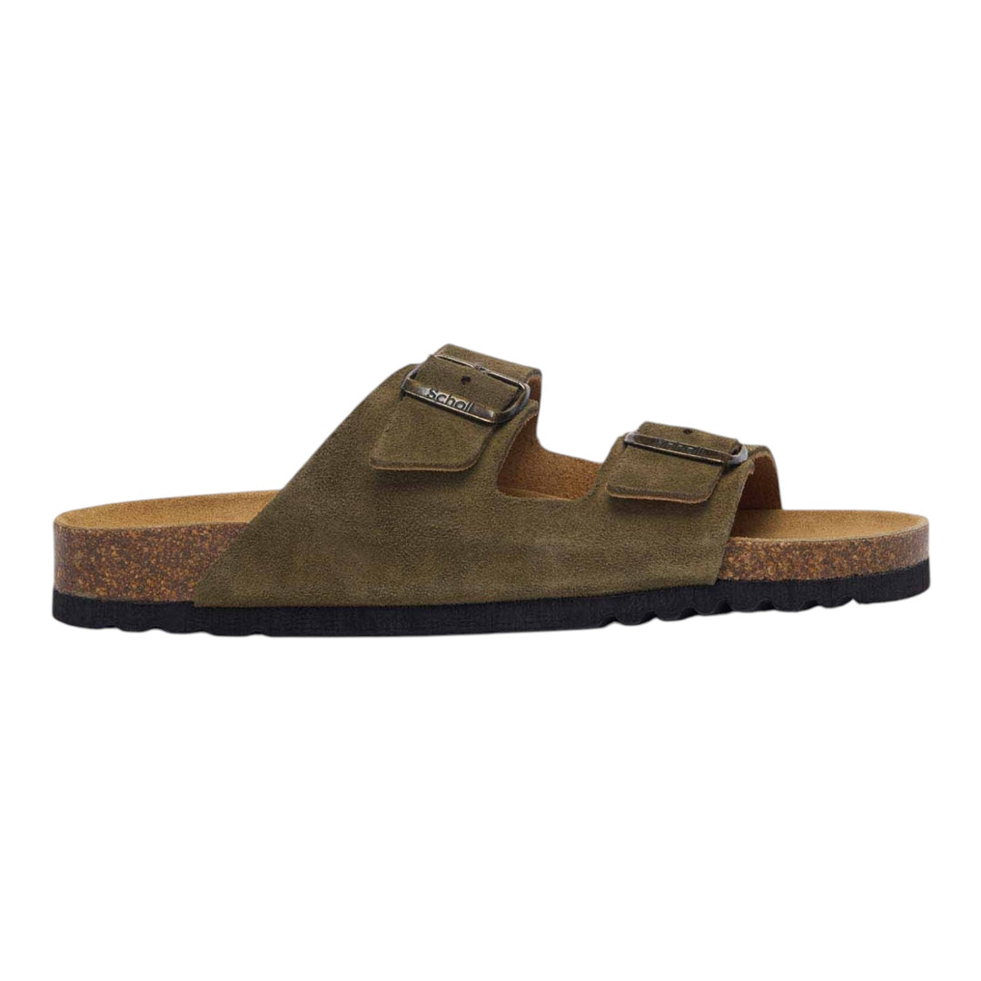 SANDALES JULIEN EN CUIR SUÉDÉ KAKI