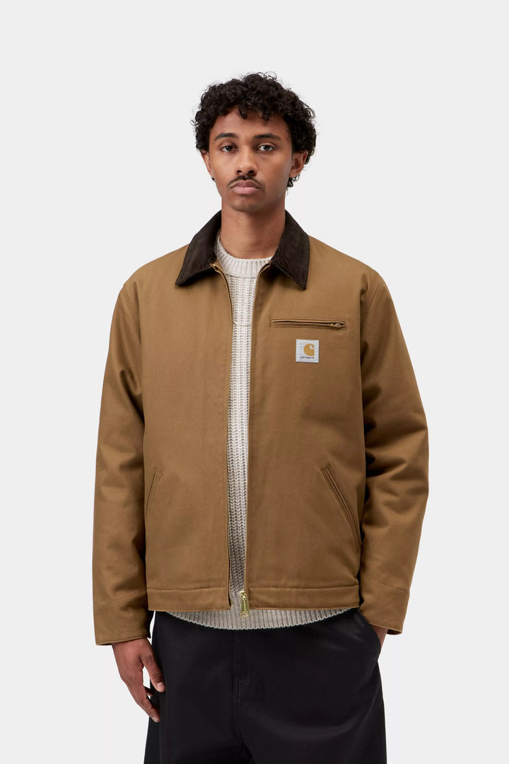 DETROIT JACKET HAMILTON BROWN TOBACCO RIGID