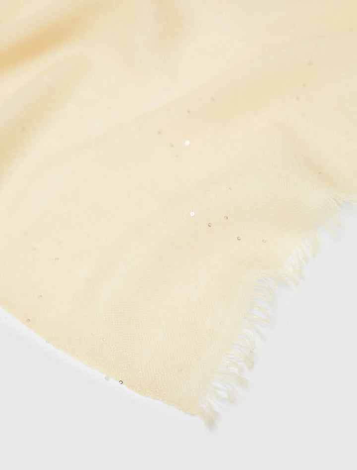 Étole-foulard-cape CIOCCA BLANC IVOIRE