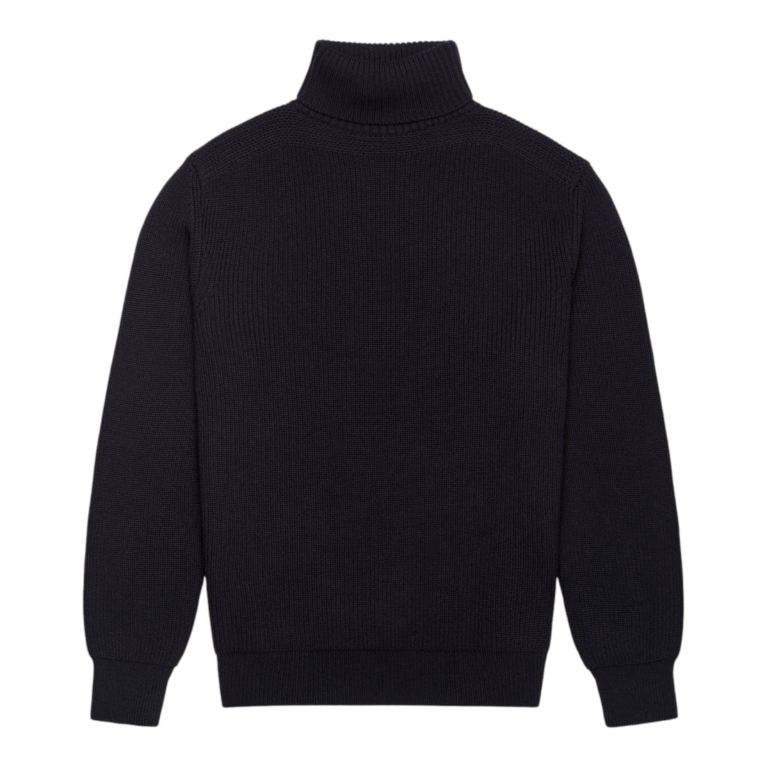 VESTE MARINIÈRE EN LAINE DOUBLÉE BLEUE