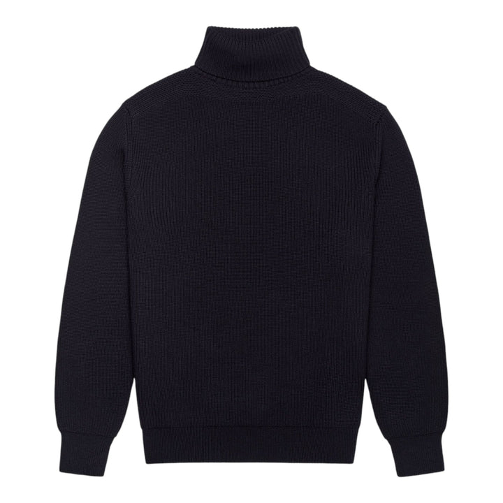 VESTE MARINIÈRE EN LAINE DOUBLÉE BLEUE