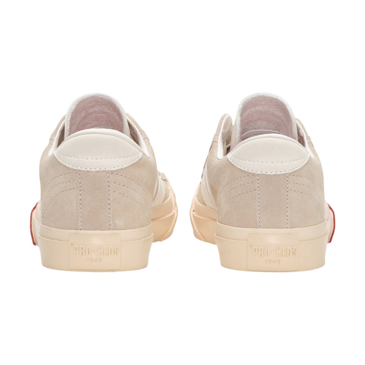 Royal Classic en cuir suédé beige blanc