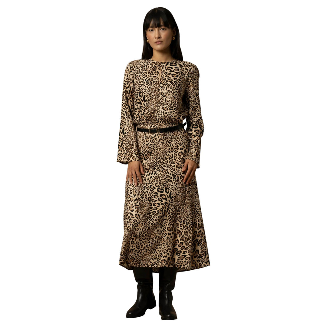 ROBE CALIXI À MOTIFS TACHÉS