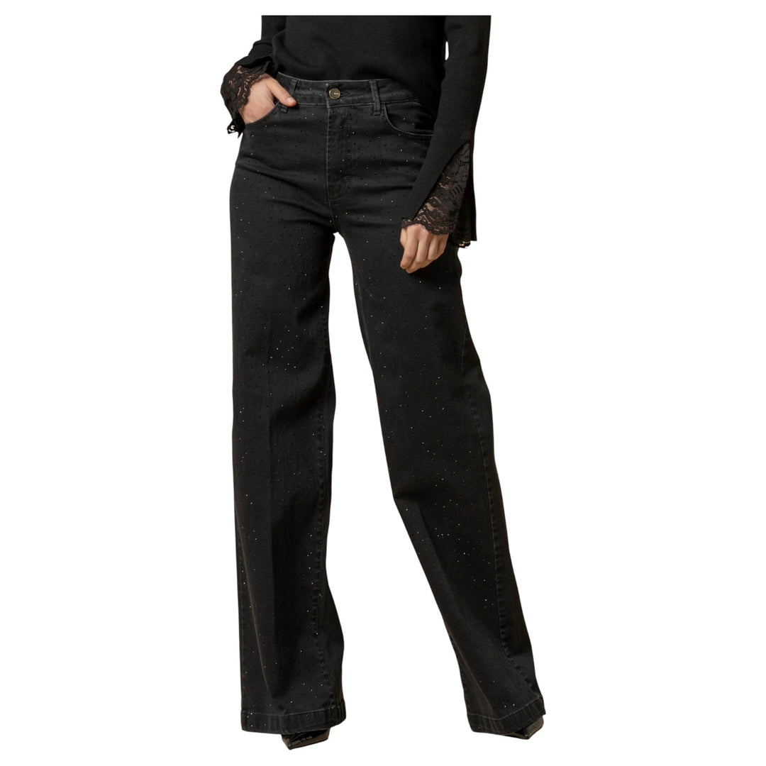 DENIM DONVINA STRASS NOIR