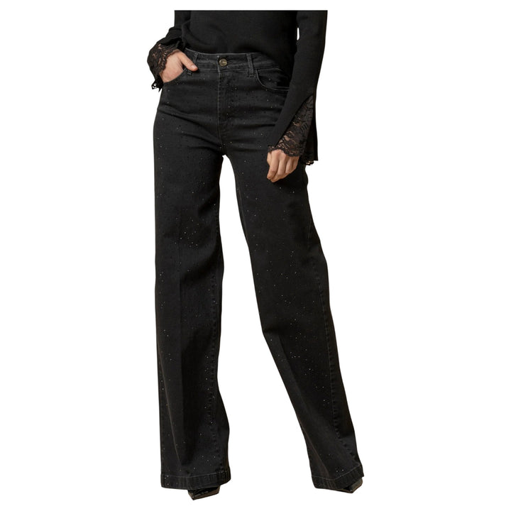 DENIM DONVINA STRASS NOIR