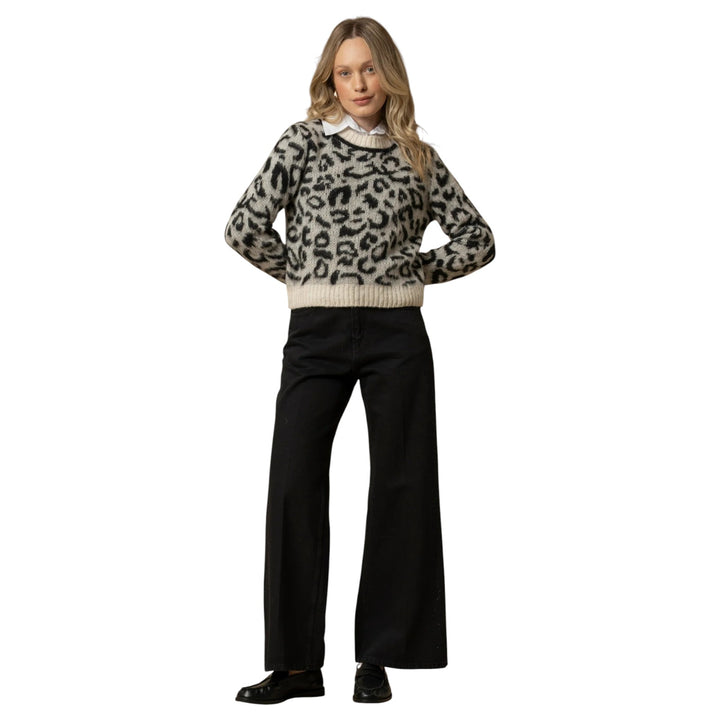 PULL PIENZA À MOTIFS TACHÉS