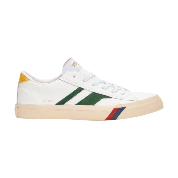 Royal Classic en cuir blanc et vert