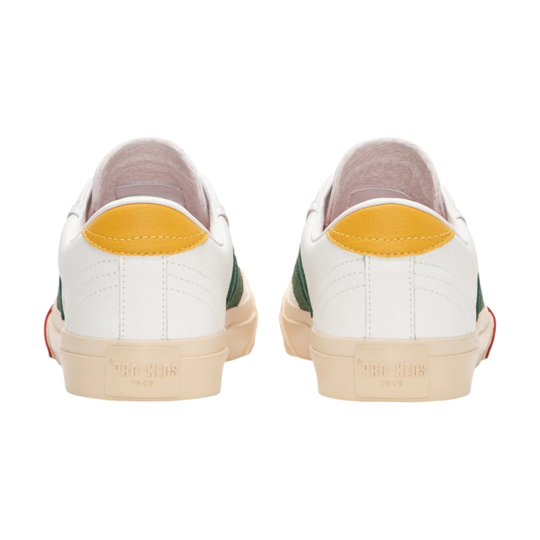 Royal Classic en cuir blanc et vert