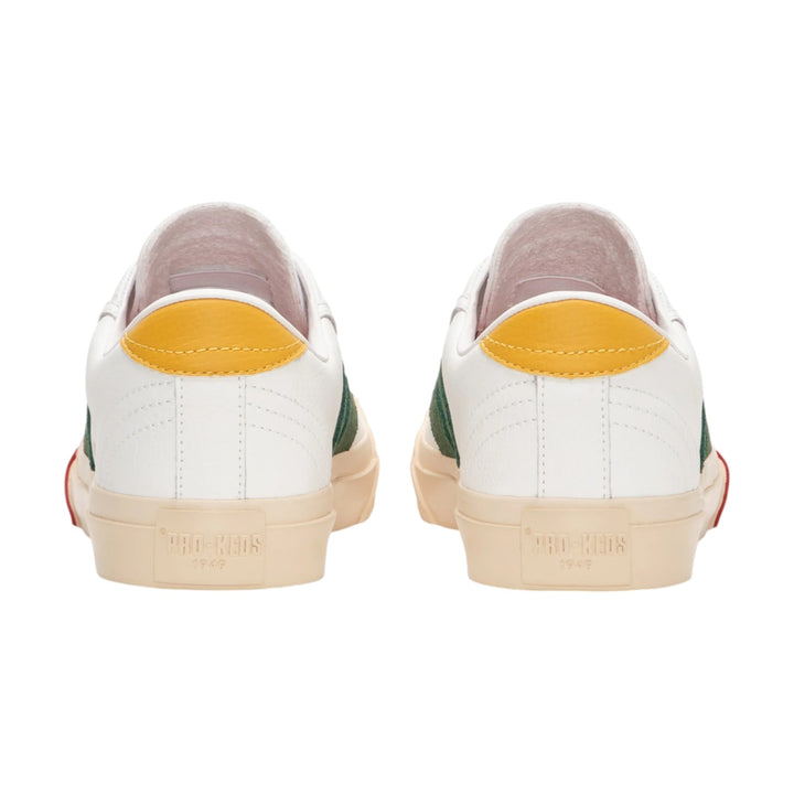 Royal Classic en cuir blanc et vert