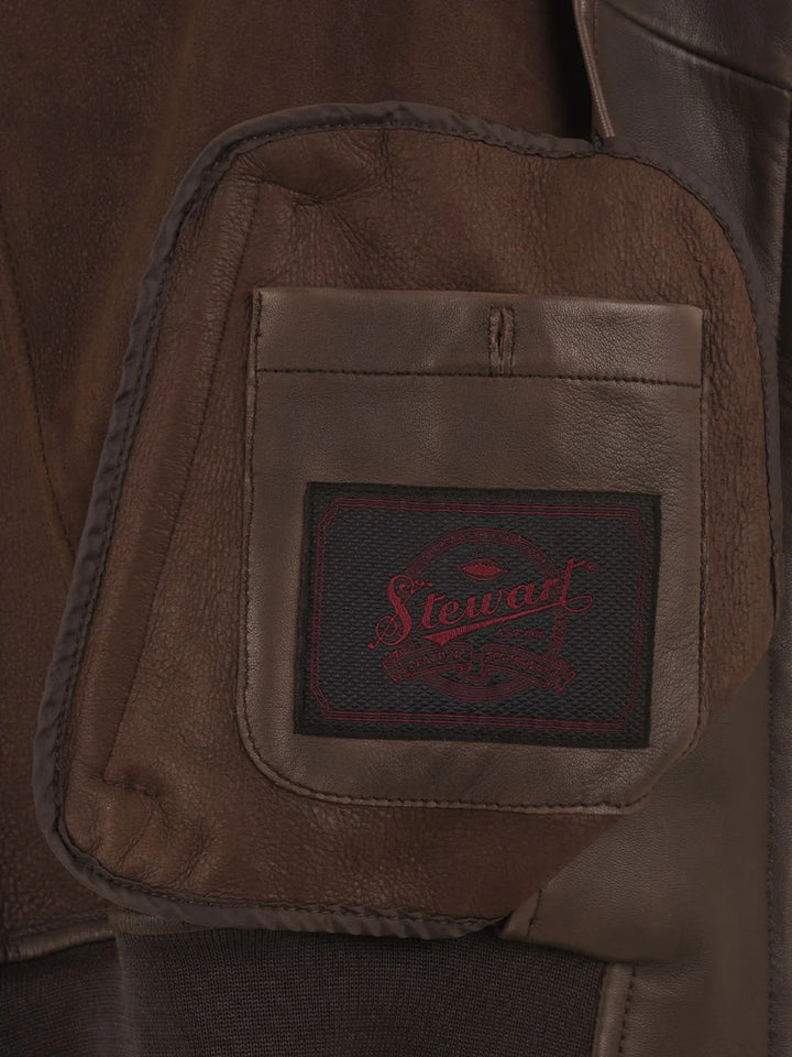 Jeff Washed Nappa Non Doublé Brown