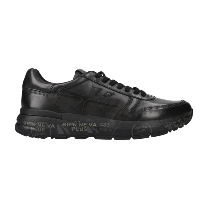SNEAKERS MICK CUIR NOIR 1453N