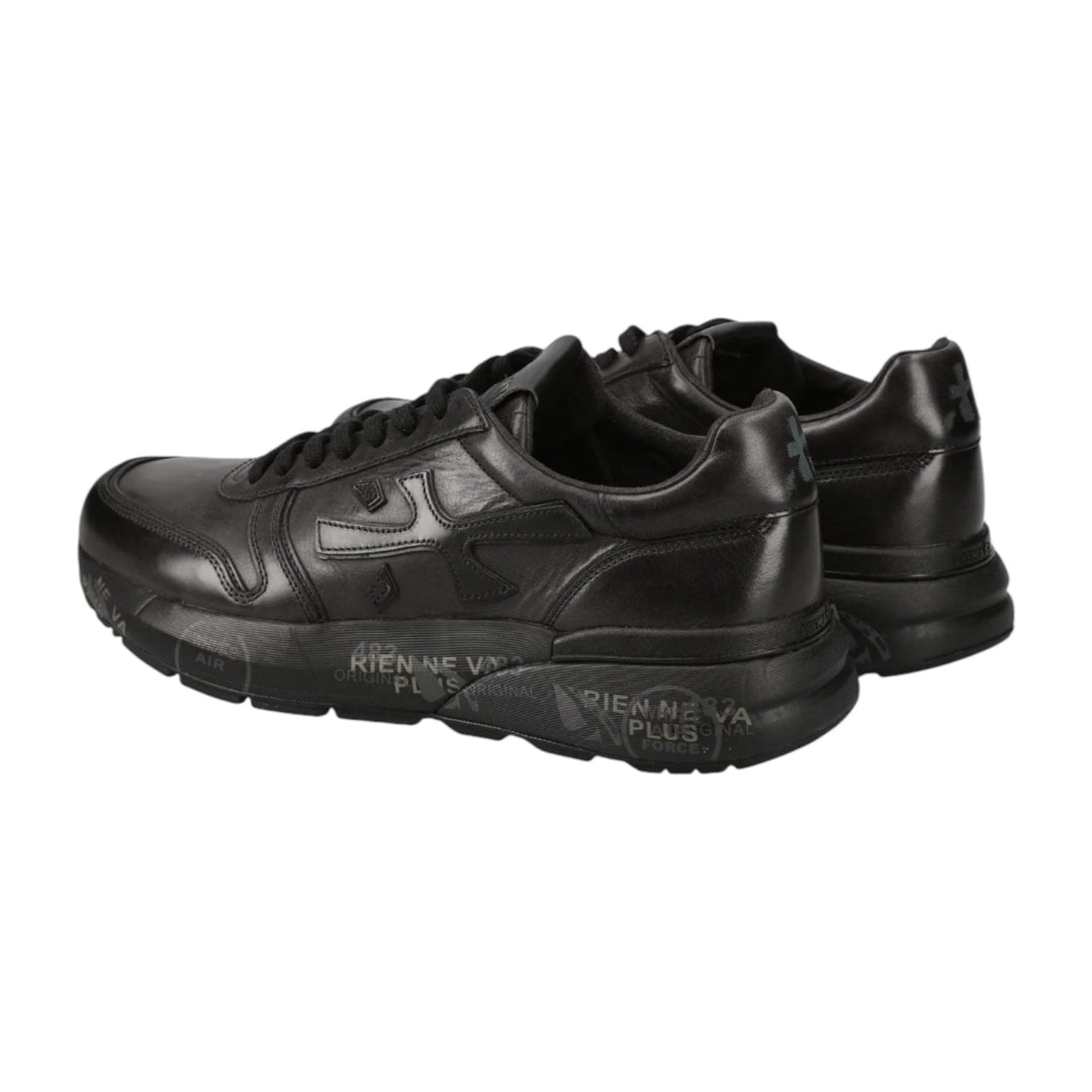 SNEAKERS MICK CUIR NOIR 1453N