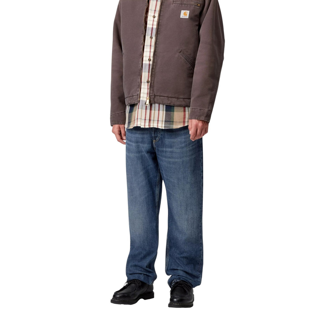 Pantalon Marlow bleu foncé usé