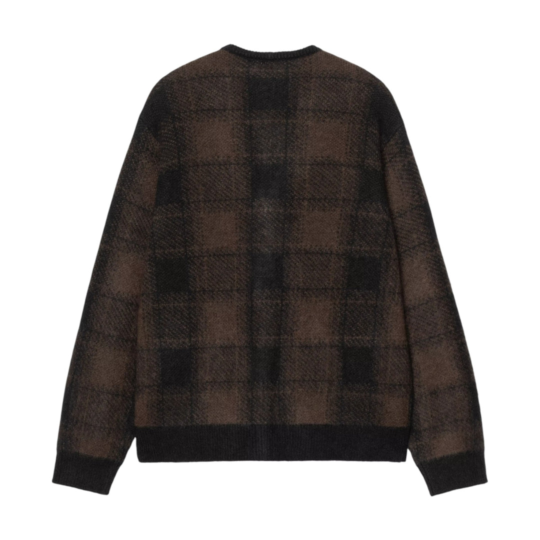 Cardigan Everson Jacquard Everson, noir / palissandre