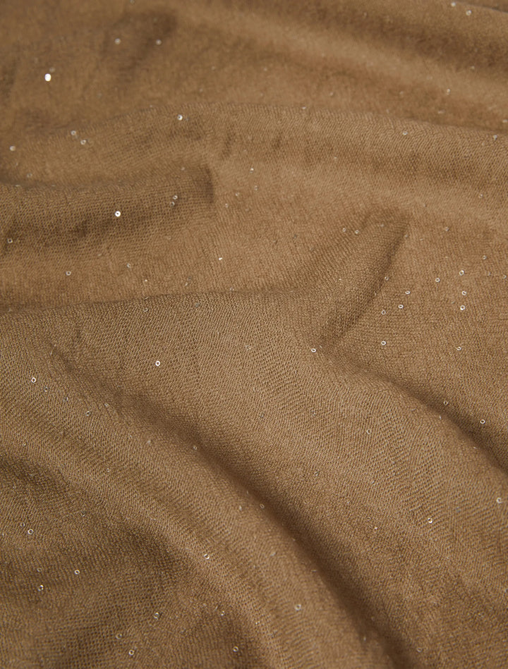 Étole-foulard-cape CIOCCA VERT KAKI