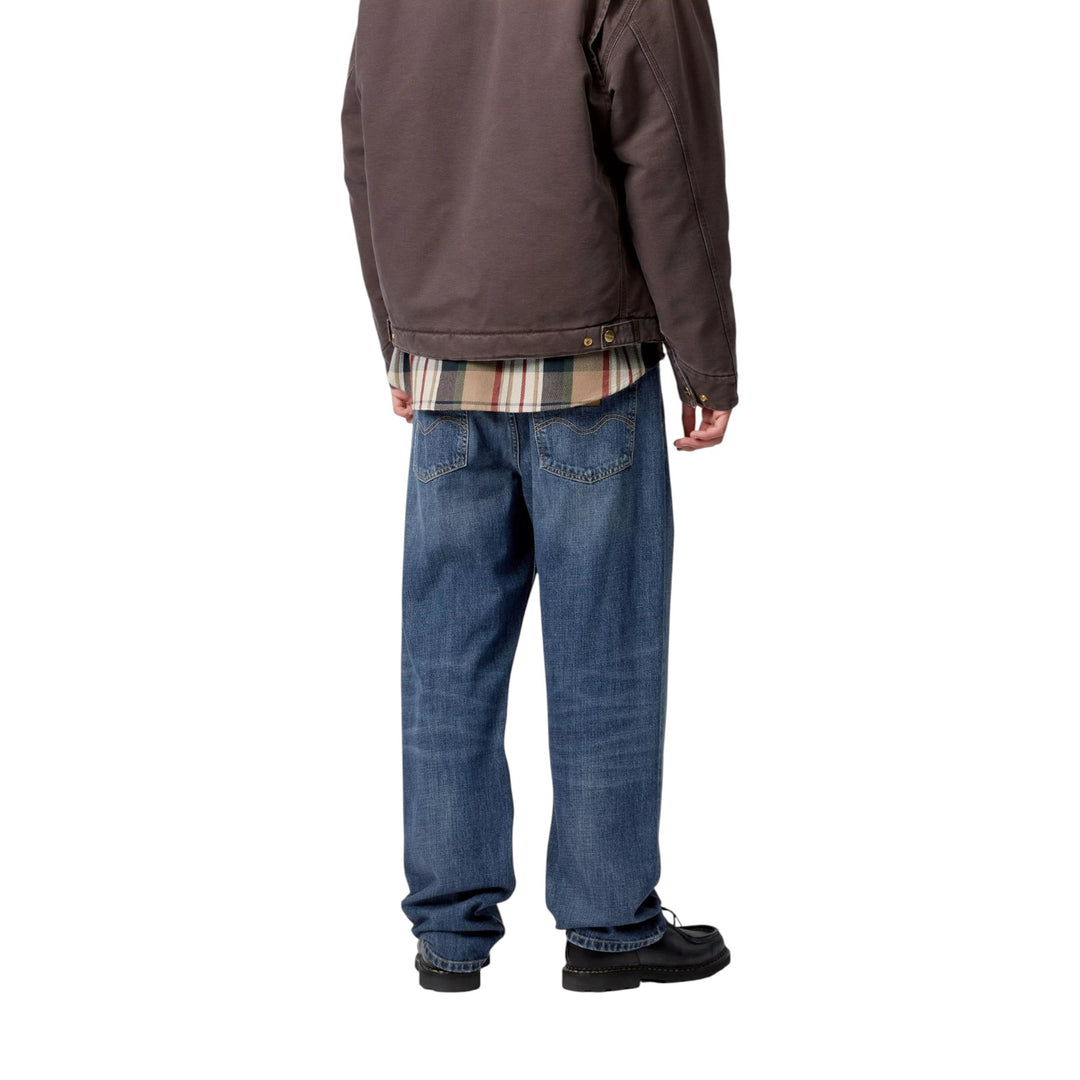 Pantalon Marlow bleu foncé usé